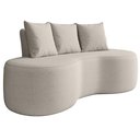 Ver imagem 1 de Sofa 2 Lugares Organico Ibiza 160 Cm Boucle Cru Vazzano