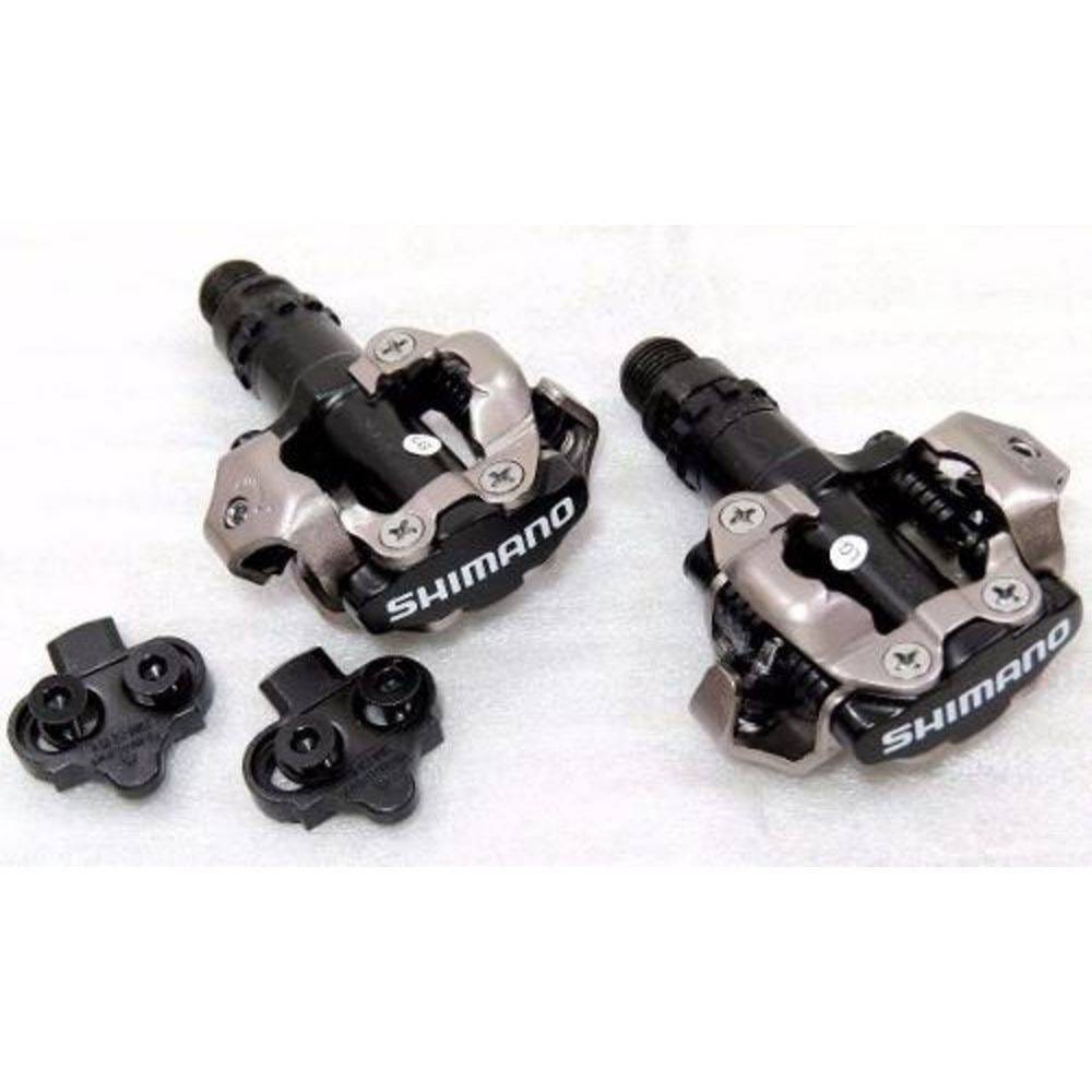 Pedal Spd Shimano Pd-m520 Mtb Ou Speed Com Tacos Preto