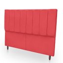 Ver imagem 4 de Cabeceira Estofada Moderna e Elegante para Cama de Casal 140 Eros Suede
