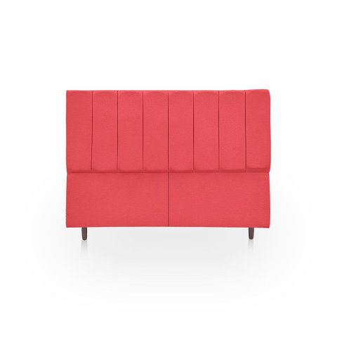 Cabeceira Estofada Moderna e Elegante para Cama de Casal 140 Eros Suede