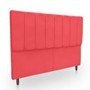 Ver imagem 5 de Cabeceira Estofada Moderna e Elegante para Cama de Casal 140 Eros Suede