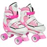 Patins 4 Rodas Tenis Ajustavel All Style Classico 29 ao 32 Retro Rosa - 3