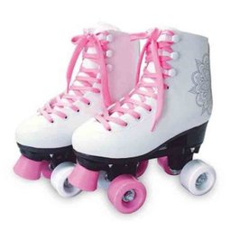 Patins Retrô 4 Rodas Roller Feminino Tamanho 32 Classico Branco (DMR5167 / R32) - 1 Patins Retrô 4 Rodas Roller Feminino Tamanho 32 Classico Branco (DMR5167 / R32) - 1