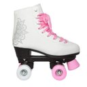 Ver imagem 4 de Patins Retrô 4 Rodas Roller Feminino Tamanho 32 Classico Branco (DMR5167 / R32)
