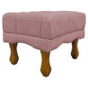Ver imagem 7 de Puff Decorativo Retangular Duque Bouclé Premium Capitonê - Rose Buclê