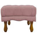 Ver imagem 6 de Puff Decorativo Retangular Duque Bouclé Premium Capitonê - Rose Buclê