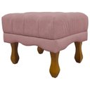 Ver imagem 5 de Puff Decorativo Retangular Duque Bouclé Premium Capitonê - Rose Buclê