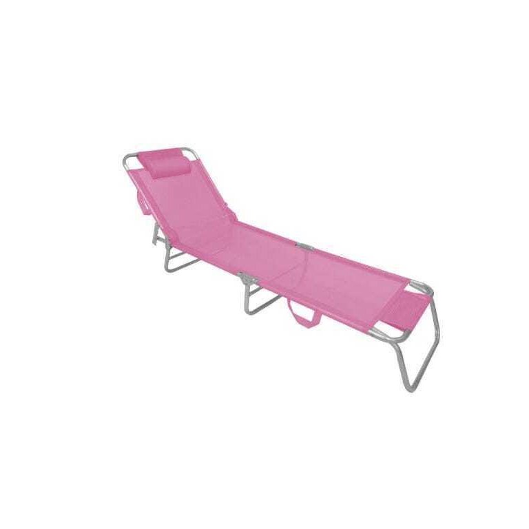 Espreguiçadeira Slim Pink 100kg Zaka