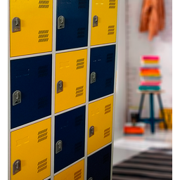 Armário Roupeiro Aço 6 Portas Grande Vestiário Academia Locker - 4