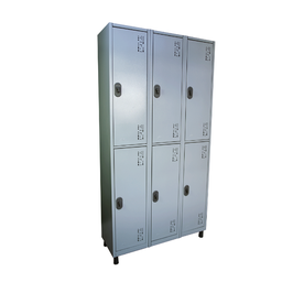 Armário Roupeiro Aço 6 Portas Grande Vestiário Academia Locker - 2