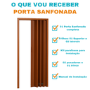 Ver imagem 5 de Porta Sanfonada Pvc 0,72x2,10 Multilit Mogno