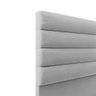 Cabeceira California Para Cama Box Casal 140 cm Suede Cinza - D'Rossi DRossi - 5