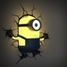 Luminária De Parede Minions Stuart Meu Malvado Favorito 3D Light FX - 4