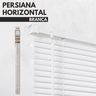 Persiana Horizontal Pvc 25mm Block Luxo 100larg X 160alt Branca - Quarto/sala/ Escritório/cozinha/la - 7
