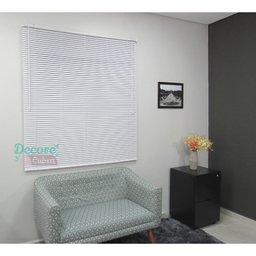 Persiana Horizontal PVC 25mm BLOCK LUXO 100larg x 160alt Branca - Quarto/Sala/ Escritório/Cozinha/La - 2