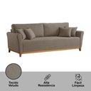 Ver imagem 5 de Sofá Fixo 210cm com Braço 10cm Brasil Meu Sofá Online