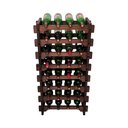 Ver imagem 1 de Adega de Madeira Cevey Adegas e Artesanatos A32GIC04 32 Garrafas Porta Frontal Imbuia Modular