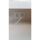 Ver imagem 4 de Abajur Cabeceira para Quarto Cone Vivare Md-2005 Cúpula Tecido Cone - Preto / Linho Bege