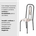 Ver mais imagens de Conjunto de Mesa Tubular 100cm x 60cm Tampo em MDF com 4 Cadeiras Lívia Prata/Mart