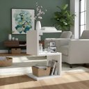 Ver imagem 2 de Mesa S Lateral de Apoio ou Mesa de Cabeceira Branco Laca