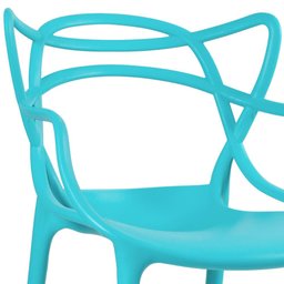Kit 5 Cadeiras Masters Allegra - Azul Tiffany - 5