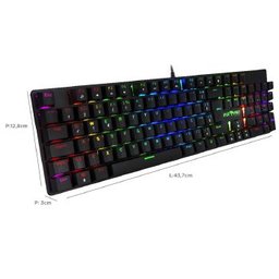 Teclado Gamer Viper Pro Semi Mecanico Rgb Naja - 408 - 4