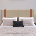 Ver imagem 5 de Kit Quarto 2 Mesas Cabeceira Pequena Retrô Painel Suspenso Cama Box Casal Queen 1,6