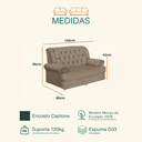 Ver imagem 4 de Sofá 1,50m 2 Lugares Suede Finlândia