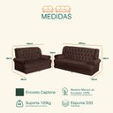 Ver imagem 4 de Conjunto de Sofá 2,00 X 1,50m 3 e 2 Lugares Suede Finlândia