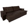 Sofá Retrátil e Reclinável 2,90m Suede Austrália Marrom Café - 2