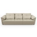 Ver imagem 7 de Sofá Retrátil 4 Lugares para Sala 332cm Dijon Couro Creme S07 - Mpozenato