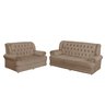 Conjunto de Sofá 2,00 X 1,50m 3 e 2 Lugares Suede Finlândia - 3