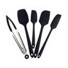 Kit Espátulas Utensílios de Cozinha Silicone 5 Peças + Conjunto de Panelas Antiaderente Elegan C/ Ta - 4