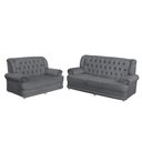 Ver imagem 3 de Conjunto de Sofá 2,00 X 1,50m 3 e 2 Lugares Suede Finlândia