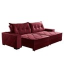 Ver imagem 2 de Sofá Retrátil e Reclinável 2,90m Suede Hollywood