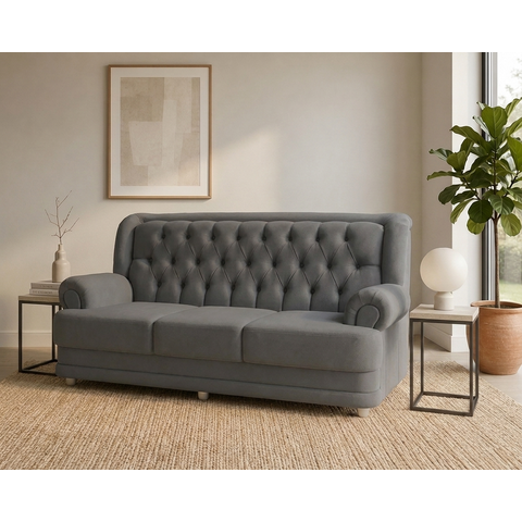 Sofá 2,00m 3 Lugares Suede Finlândia