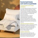 Ver imagem 5 de Capa Sofá Sôma com Encosto CabeCasa MadeiraOriginals Madeiramadeira Linho Natural Bege/Marrom
