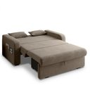 Ver imagem 4 de Sofá Cama 2 Lugares Compacto com Baú 140 Larg Lady Day Matrix