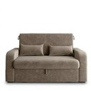 Ver imagem 2 de Sofá Cama 2 Lugares Compacto com Baú 140 Larg Lady Day Matrix