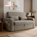 Ver imagem 1 de Sofá Cama 2 Lugares Compacto com Baú 140 Larg Lady Day Matrix