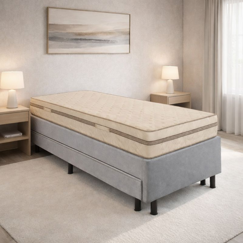 Base para Box com Colchão e Auxiliar