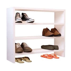 Sapateira Branco Mdf Chão 70cm Sapatos Organização Casa