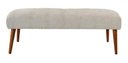 Ver imagem 1 de Recamier Rubi 1,20m Linho Bege - Dominic Decor