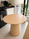 Ver imagem 3 de Mesa de Jantar Redonda Carvalho Avenna 70cm – Base Cone