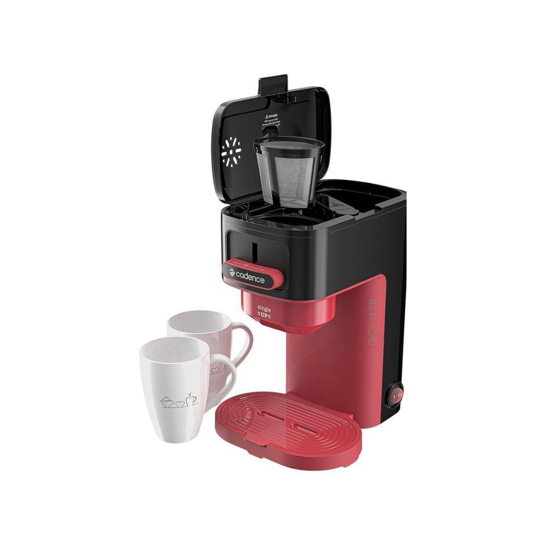 Cafeteira Cadence Elétrica Caf230 Vermelha e Preta 110v - 5