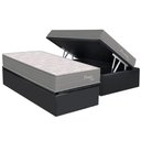 Ver imagem 1 de Conjunto Box Baú Solteiro: Colchão Espuma Orthoflex Molas Ensacadas Masterpocket Orvieto New +