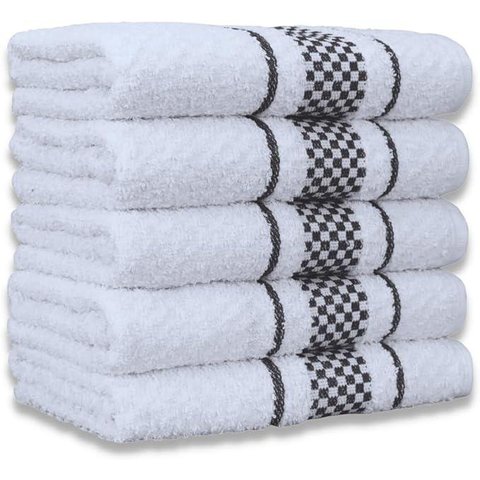 Kit 5 Pano de Prato Super Luxo Atoalhado Premium Gourmet Beka - Preto