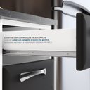 Ver mais imagens de Balcão de Cozinha em Aço 3 Portas 2 Gavetas sem Tampo com Prateleira e Pés Reguláveis 120x85x49cm