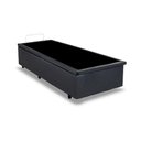 Ver imagem 1 de Cama Box Baú Blindado Solteirão Homequeen Sintético Cinza 41x96x203