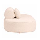 Ver imagem 3 de Sofá Orgânico 180cm Serina Bouclé Off White - Sallar Home